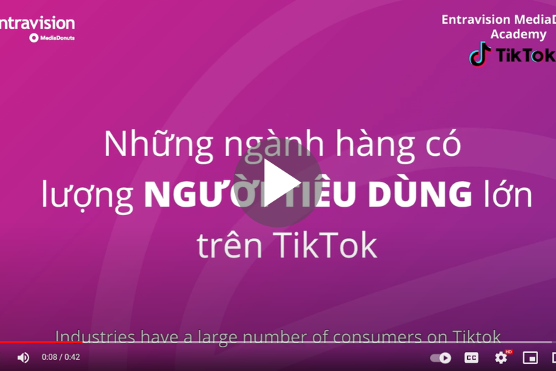 Entravision MediaDonuts Academy - Categories that have a large number of consumers on TikTok
