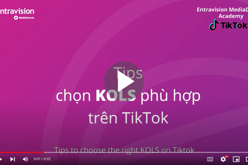 Entravision MediaDonuts Academy – Tips to Choose the right KOLs on TikTok